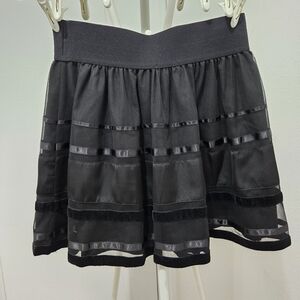 American Eagle Outfitters Black Skater Skirt